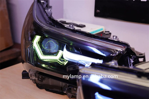 토요타 하이럭스 N80 2020년식 이후 LED 프로젝터 SR SR5 헤드라이트 (화이트 DRL 인디케이터 및 멀티컬러 RGB 헥스 링 포함) - Product Image 5