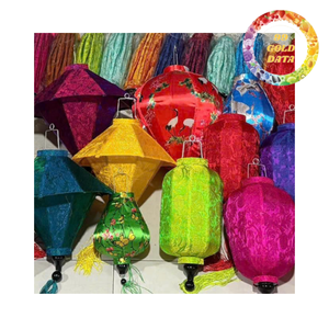 Lanternes en tissu de soie en gros, style classique, pour la décoration de la maison, des événements de remise de diplômes, de Thanksgiving et de festivals - Product Image 5