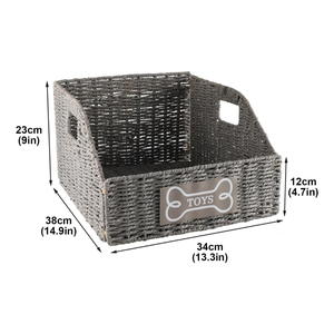 Cestas de juguetes de hierba marina hechas a mano al por mayor para organizar juguetes de mascotas, hechas en Vietnam - Product Image 2