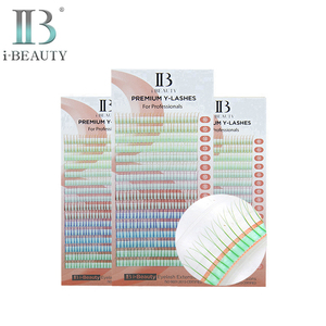 Extensiones de Pestañas I-BEAUTY - Pestañas Y Premium Ib (Colores Mixtos) Corea del Sur Ibeauty Hechas a Mano de Alta Calidad ibeauty lash - Product Image 1