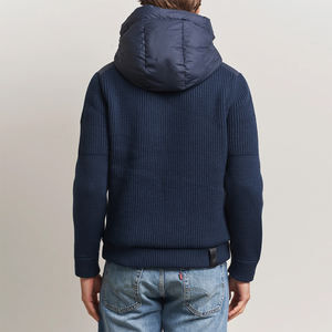 Doudoune matelassée à capuche pour homme grande taille, entièrement zippée, décontractée, coupe-vent, avec poches latérales - Product Image 2