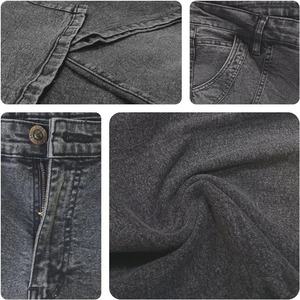 Women's <b>Boot</b> Cut Cotton Jeans Metallic Denim Rhinestone Coated Black Evening Party Fashion Forward - Product Image 5