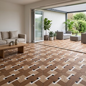 Carreaux de sol en porcelaine mate effet pierre naturelle 600x600mm 20mm Couleur 5137 Design moderne pour usage résidentiel et commercial Villa - Product Image 3