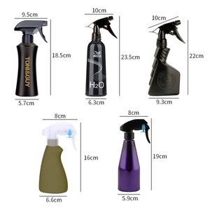 Professional High Quality Frosted Foggy Spray Bottle High Pressure Fine Mist Hair Care Water Sprayer Barber Salon Hairdressing - Product Image 6