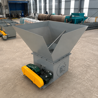 Broyeur de fertilisant à dents crantées entièrement automatique et robuste 15/22kW, sortie 3-30mm, pour déchets organiques et compost