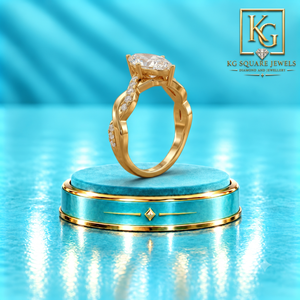 Anillo de Compromiso Atemporal con Diamante Cultivado en Laboratorio, Corte Marquesa, Diseño Solitario en Oro Amarillo de 14 Quilates para Mujer - Product Image 4