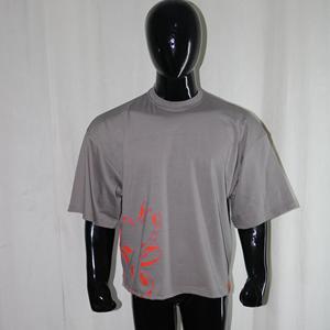 T-shirt gris lourd 300 GSM, streetwear, 100% coton, impression sérigraphique, tailles américaines, impression intégrale, URBAN PRODUCTIONS - Product Image 2