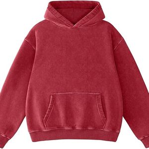 Sudadera con Capucha Oversize Hatant para Mujer y Parejas, Sudadera Pesada Estilo Vintage con Lavado Ácido, Modelo 2026 - Product Image 1
