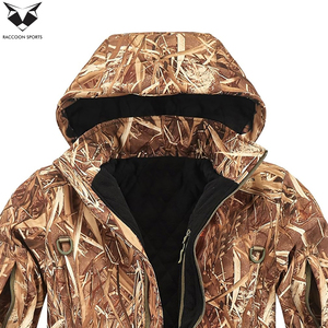 Chaquetas de Caza Premium Resistentes al Viento, Estampadas, en Poliéster/Nailon, con Patrón de Hierba Personalizado, Resistentes al Agua - Product Image 6