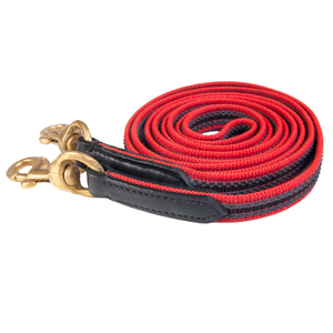 Riendas duraderas de 16mm con agarre de goma internacional pesado Broche de latón de 16mm para uso de productos de caballo de cuero ecuestre - Product Image 6