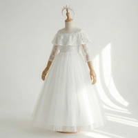 Gaun Pesta Formal Satin Tulle Putih Polos Berenda Off-Shoulder Tanpa Lengan Elegan dengan Pita, Panjang Midi untuk Acara Pernikahan