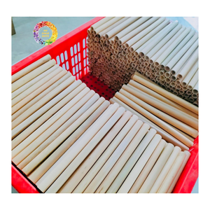 Pailles en bambou vertes de 15 cm, pailles jetables pour fêtes, fabricant OEM de pailles en bambou, marque privée - Product Image 1