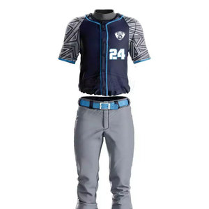 Diseña Tu Propio Uniforme de Béisbol con Logotipo, Venta al Por Mayor a Precio Razonable, Uniforme de Béisbol Transpirable en Oferta - Product Image 1
