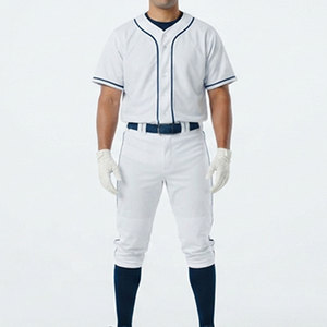 Premium Baseball Team Uniform Set Custom Sublimation Print Jersey Breathable Pants Athletic Sportswear for Clubs Training Usage - Product Image 1
