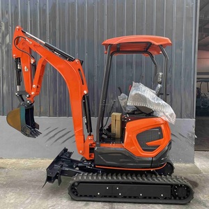 Mini Excavadora de 2.5 Toneladas, Micro Excavadora Hidráulica con Tracción de Cadena, Caja de Cambios para Excavadora Pequeña Agrícola en Venta - Product Image 1
