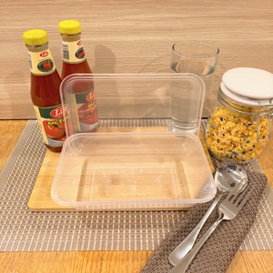 Conteneur alimentaire en PP pour micro-ondes de 900 ml avec couvercle, réutilisable, qualité congélateur, biodégradable, compostable, recyclable, respectueux de l'environnement - Product Image 1