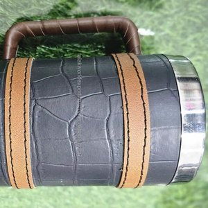 Taza de cerveza de cuero Premium Taza con logotipo personalizado para cerveza y café para el hogar y restaurante de Falak World Export - Product Image 1