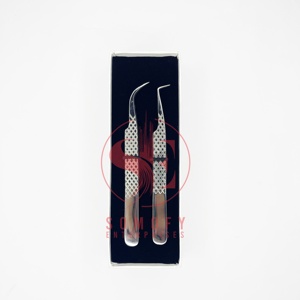 Meilleures ventes : Kit professionnel de pinces à cils en acier inoxydable de haute qualité, personnalisable, pour cils volumineux - Product Image 1