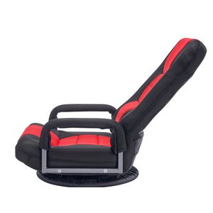 Sedia da Gaming Girevole a 360 Gradi con Braccioli 3D e 6 Posizioni Regolabili, Schienale Lombare in Tessuto, Caratteristiche Pieghevoli - Product Image 1