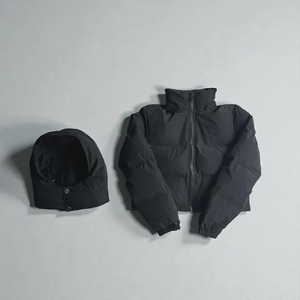 Veste matelassée confortable pour femmes, veste d'hiver à fermeture éclair intégrale, vêtement d'extérieur superposé pour un usage quotidien - Product Image 3