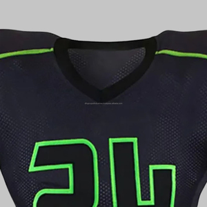 Uniforme de fútbol cosido personalizado Camisetas de fútbol americano para hombres Mujeres Camisetas de poliéster unisex Uniformes de fútbol - Product Image 6