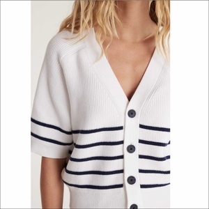 Cárdigan de Punto para Mujer, Marca Tiki Taka Sports, Verano, Acrílico, Casual, Cuello en V, Manga Larga, Transpirable, con Bolsillos y Botones Simples - Product Image 5