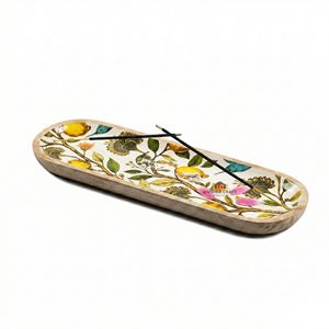 Elegante Quemador de Incienso Árabe Bakhoor, Diseño Floral de Madera Moderno, Perfecto para Incienso Tradicional e Ideal para Hogares de Oriente Medio - Product Image 4