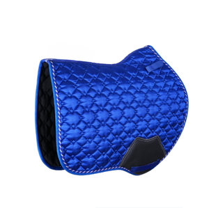 Juego de almohadillas de satén para silla de montar con visera antimosquitos a juego |   Manta Acolchada para Silla de Montar |   Fabricante de Equipos de Equitación - Product Image 2