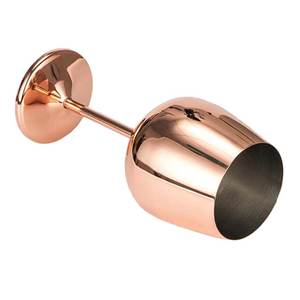 Verres à vin modernes en acier inoxydable incassable, élégants, or, noir, rouge, multicolores, verres à champagne rose doré, 301-400 ml, vente en gros - Product Image 1