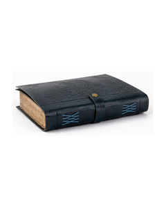 Diario Vintage Azul Hecho a Mano en India con Cierre de Botón a Presión, Cuaderno de Escritura con Encuadernación India, 7x5 Pulgadas, Venta al Por Mayor - Product Image 3