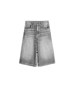 Distressed Dark <b>Washed</b> Cotton Denim Shorts Men Vintage Fashion Jeans Breathable Mid Waist Custom Jorts Baggy Summer Streetwear - Product Image 4