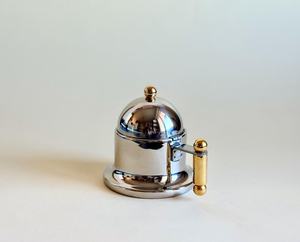 Sucrier en métal au design compact et contemporain pour l'agencement du thé et du café - Product Image 1
