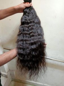 Cheveux vierges non traités, extensions de cheveux alignées dans le sens des cuticules, cheveux indiens bouclés - Product Image 4