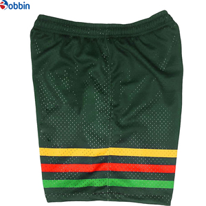 Pantalones Cortos Deportivos de Verano para Hombre, Personalizados con Estampado, de Malla de Poliéster de Color Sólido, para Gimnasio, Baloncesto, Playa, con Cintura Elástica - Product Image 3