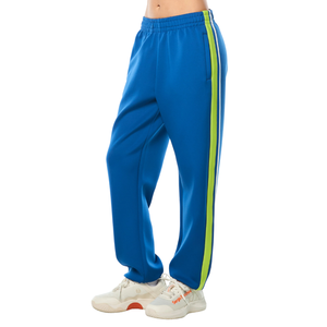 Women Full <b>Zip</b> Stand Collar Breathable Eco-Friendly Streetwear Tracksuit Wide Leg <b>Trousers</b> Elastic Waist <b>Side</b> Pockets Wholesale - Product Image 4