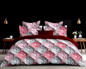 ชุดผ้าปูที่นอนไมโครไฟเบอร์ 7D ขนาดควีนไซส์ คิงไซส์ มีขนาดสั่งทำได้ เนื้อผ้านุ่มหรูหรา จำหน่ายส่ง - Product Image 1