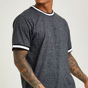 Camisetas de algodón casuales para hombre con nuevo diseño de moda, personaliza tu propio logotipo, camisetas de algodón lisas para hombre para uso casual. - Product Image 3