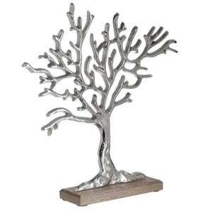 Modern Wooden And Metal <b>Christmas</b> Decor Centerpiece Designed For Luxury Holiday Home Display - Product Image 6