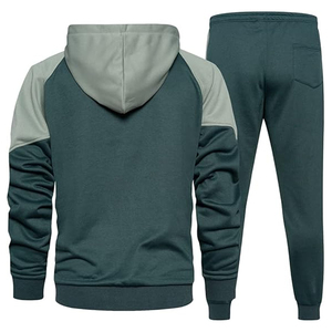 Conjunto Deportivo de Algodón para Hombre, Sudadera con Capucha y Pantalones Deportivos, Ropa Deportiva Informal para Correr, Uso Diario Cómodo - Product Image 2