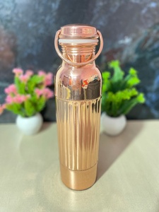 handcrafted copper giftware copper lifestyle <b>accessory</b> eco conscious <b>drinkware</b> handmade copper craftsmanship bottle luxury eco - Product Image 3