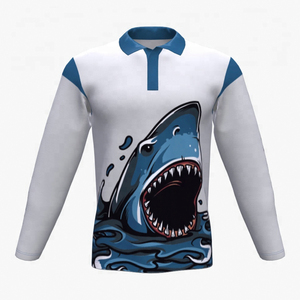 Uniforme de Pesca Personalizado UPF 50 100% Poliéster, Proveedor OEM, Secado Rápido, Transpirable, Logotipo Frontal, Ropa de Pesca para Adultos - Product Image 2