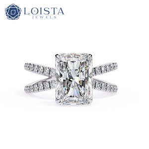 VVS1เพชร14K 18K สำหรับงานแต่งงานแหวนเพชรสำหรับ VS1 - Product Image 1