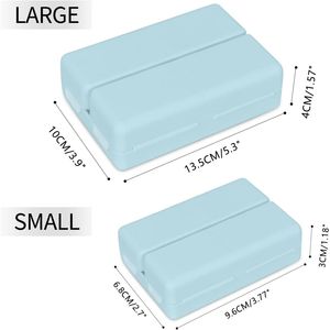 Portable 7 Compartment Travel <b>Pill</b> Organizer 2 Pcs Daily Folding <b>Pill</b> <b>Storage</b> <b>Cases</b> with Purse Pocket Design - Product Image 4