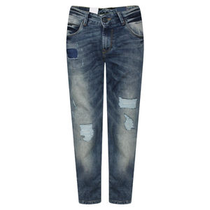 Pantalones Vaqueros Rectos de Cintura Alta para Hombre, Cómodos y de Alta Calidad, Largo Regular, Lavado de Color Veraniego, Estilo Urbano, en Oferta - Product Image 2