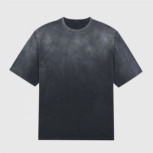 T-shirts surdimensionnés courts pour hommes Kivotech, personnalisés, de haute qualité, 100 % coton, lavés à l'acide, vintage, entièrement imprimés à l'écran. - Product Image 5