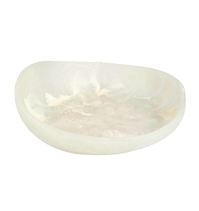 Bol et plat de service en résine, produit unique, passe au lave-vaisselle, design moderne européen personnalisable, pour la maison et les fêtes - Product Image 1