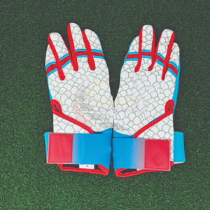 Guantes de Bateo Profesionales de Béisbol/Sóftbol con Puño Corto, de Piel de Cabra, Antideslizantes, con Cierre de Gancho y Bucle, Hechos a Medida - Product Image 2