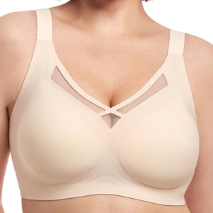 New Arrival Women's Seamless High <b>Support</b> Anti-UV Quick Dry Yoga Set Strapless Cross-back Hollow Sports Bra Shorts Beauty <b>Hip</b> - Product Image 4
