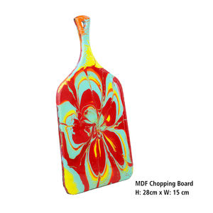 Tabla de Cortar de Madera Maciza Natural con Diseño Moderno, Apta para Lavavajillas, para Cocina, Verduras, Carne y Frutas - Product Image 5