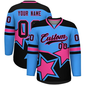 Jersey de Hockey Blanco Personalizado, Uniforme de Equipo de Hockey sobre Hielo con Impresión por Sublimación, Servicio de Fabricación OEM - Product Image 2